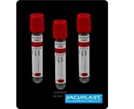 Tubo De Vácuo (Vidro) Soro Ativador - 5 Ml - 100 Unid - Cral